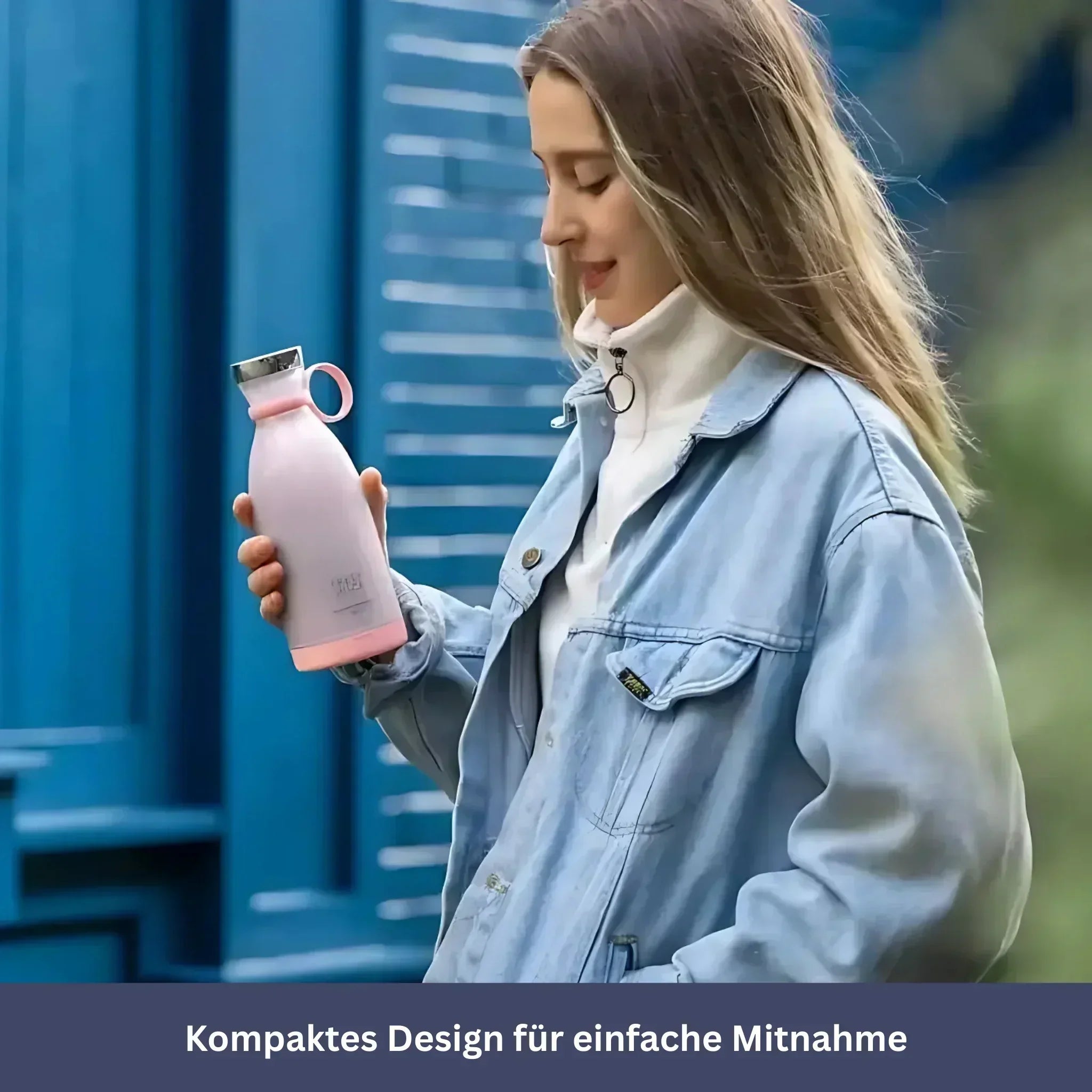 Electric Mini Blender for Juice and Smoothies