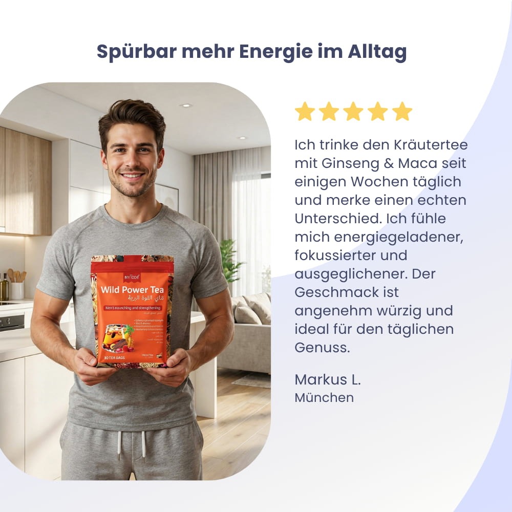 Herbal Tea with Ginseng & Maca