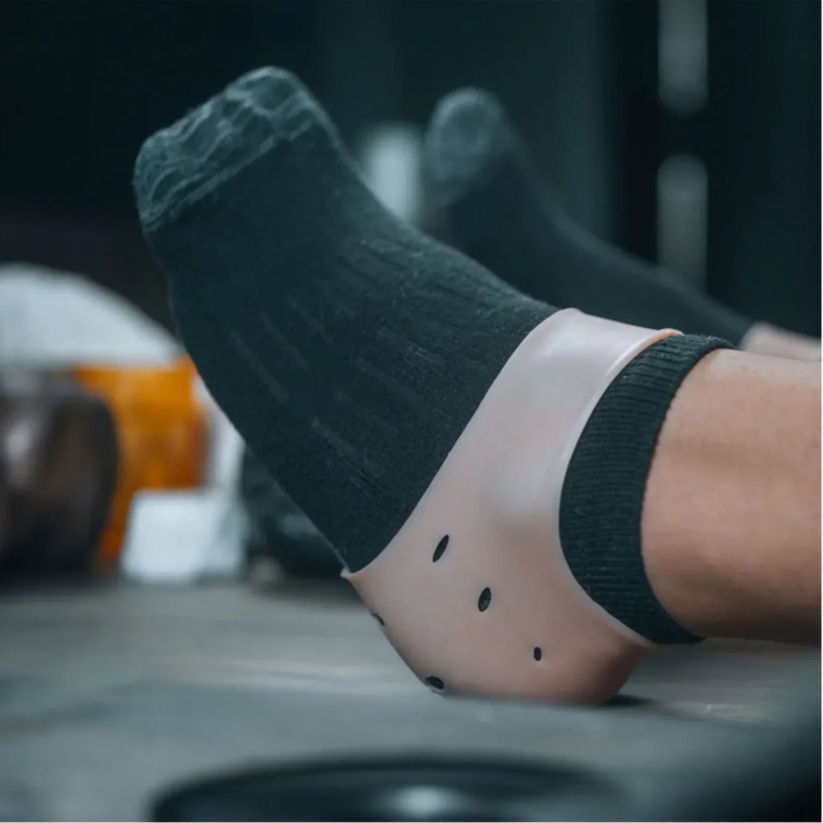 SilkProtect Reusable Silicone Heel Socks