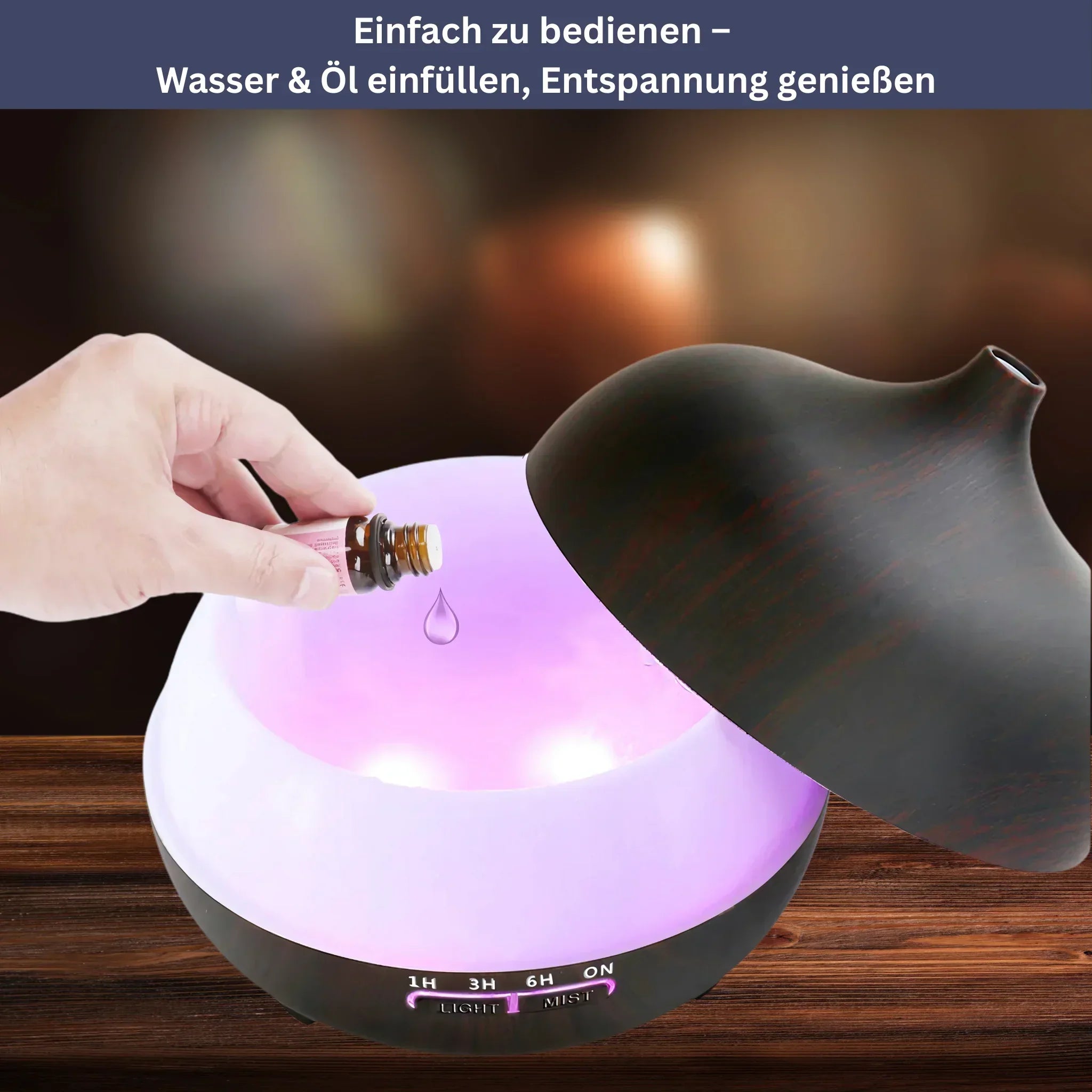 Ultrasonic Humidifier with Remote Control