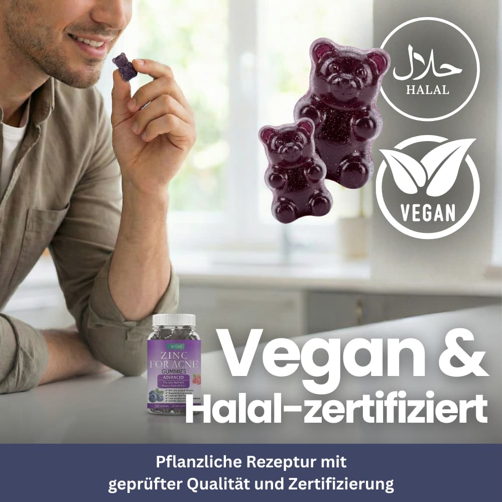Zinc + Vitamin C Gummies – For Skin & Immune Health