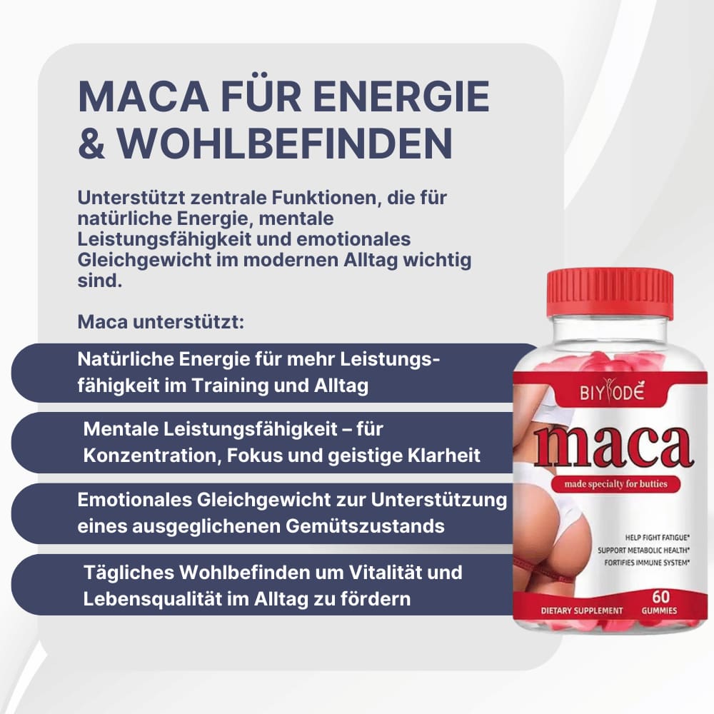 Maca Gummies for Women – Energy & Well-Being