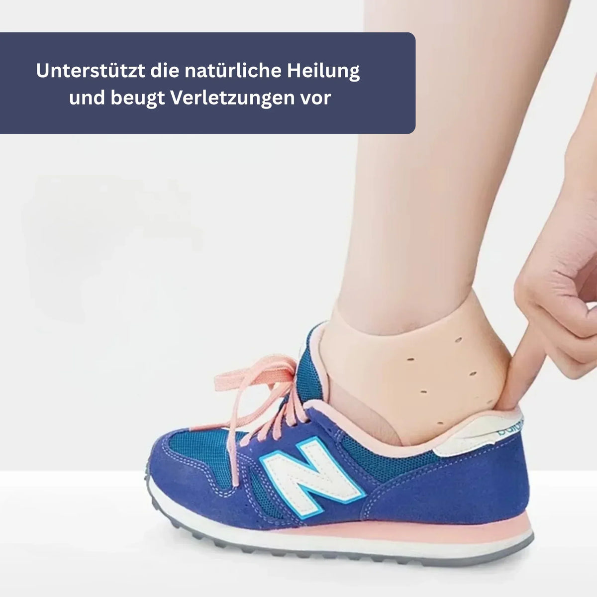SilkProtect Reusable Silicone Heel Socks
